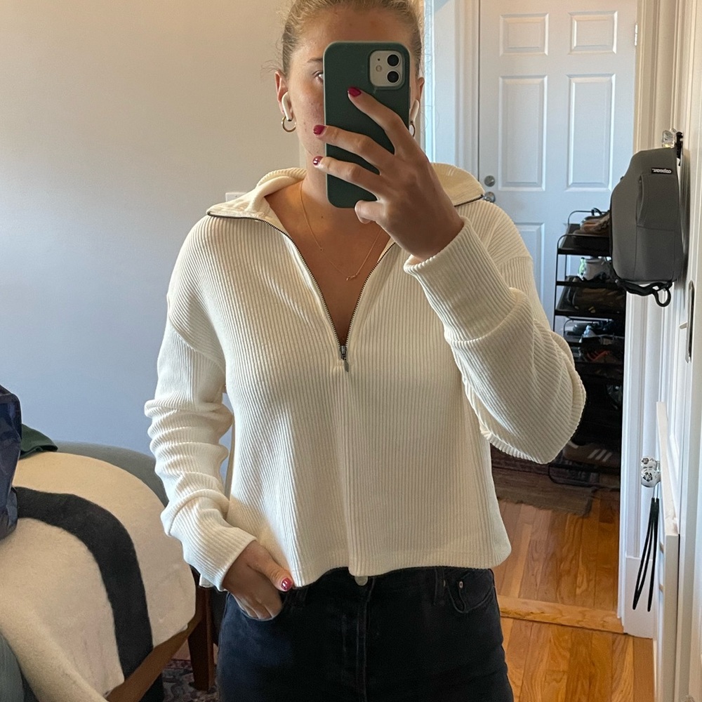 Abercrombie zip up top